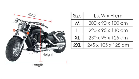 Housse de Protection Imperméable pour Moto